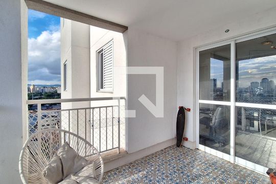 Varanda de apartamento para alugar com 2 quartos, 64m² em Barra Funda, São Paulo