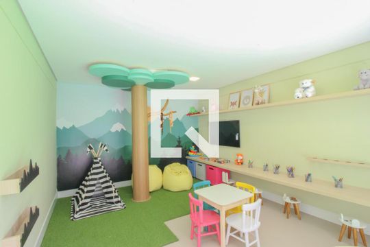 Área comum - Brinquedoteca de apartamento para alugar com 2 quartos, 37m² em Lapa de Baixo, São Paulo