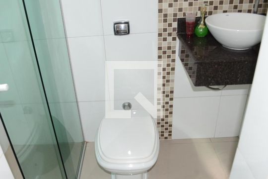 Banheiro da Suíte de casa à venda com 3 quartos, 360m² em Nova Vista, Belo Horizonte