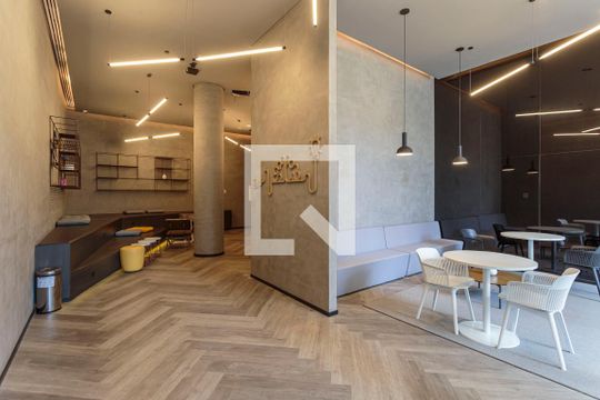 Área comum de kitnet/studio para alugar com 1 quarto, 44m² em Vila Olímpia, São Paulo