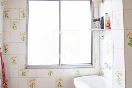 Área de Serviço de kitnet/studio à venda com 1 quarto, 33m² em Vila Jerusalem, São Bernardo do Campo