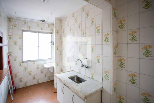 Cozinha de kitnet/studio à venda com 1 quarto, 33m² em Vila Jerusalem, São Bernardo do Campo