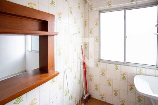 Área de Serviço de kitnet/studio à venda com 1 quarto, 33m² em Vila Jerusalem, São Bernardo do Campo