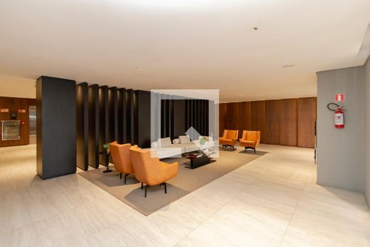 Área Comum - Hall de Entrada de kitnet/studio à venda com 1 quarto, 33m² em Vila Cordeiro, São Paulo