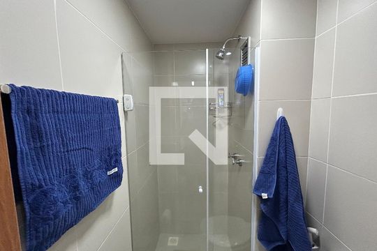 Banheiro da Suíte de apartamento à venda com 2 quartos, 60m² em Todos Os Santos, Rio de Janeiro