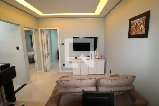 Sala / Cozinha de apartamento à venda com 2 quartos, 59m² em Santana, São Paulo