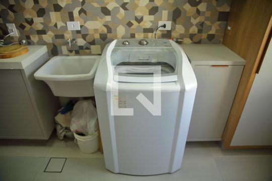 Área de Serviço de apartamento à venda com 3 quartos, 127m² em Vila Margarida, São Bernardo do Campo