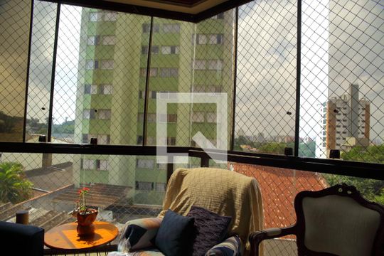 Varanda da Sala de apartamento à venda com 3 quartos, 127m² em Vila Margarida, São Bernardo do Campo