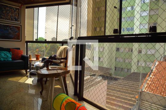 Varanda da Sala de apartamento à venda com 3 quartos, 127m² em Vila Margarida, São Bernardo do Campo