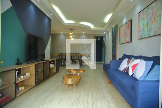 Sala de apartamento à venda com 3 quartos, 127m² em Vila Margarida, São Bernardo do Campo