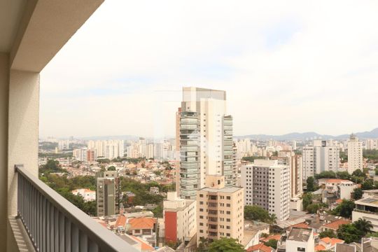 Varanda de kitnet/studio à venda com 1 quarto, 27m² em Vila Romana, São Paulo