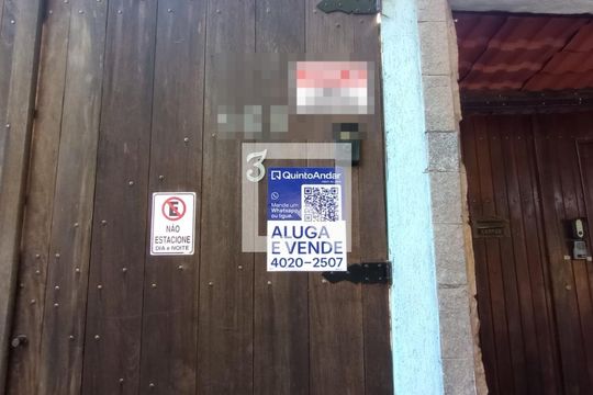 Placa Quinto Andar de casa para alugar com 3 quartos, 140m² em Jacarepaguá, Rio de Janeiro