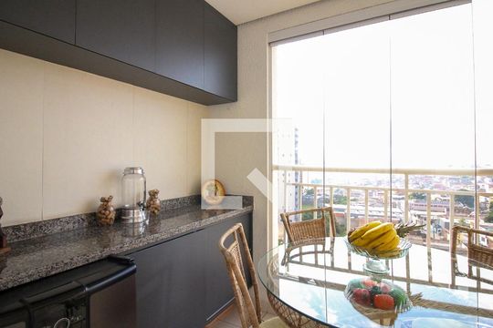 Varanda gourmet de apartamento à venda com 2 quartos, 55m² em Chácara Belenzinho, São Paulo