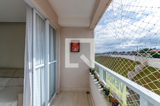 Varanda da Sala de apartamento à venda com 3 quartos, 70m² em Palmeiras, Belo Horizonte