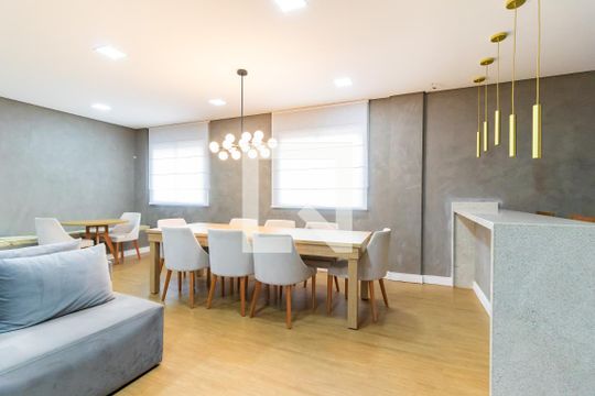Área comum - Salão de festas de apartamento à venda com 2 quartos, 35m² em Vila Norma, São Paulo