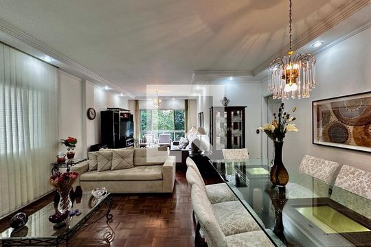 Sala de apartamento para alugar com 3 quartos, 147m² em Santo Amaro, São Paulo
