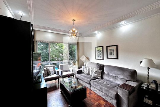 Sala de apartamento para alugar com 3 quartos, 147m² em Santo Amaro, São Paulo