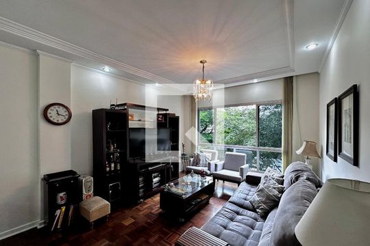 Sala de apartamento para alugar com 3 quartos, 147m² em Santo Amaro, São Paulo