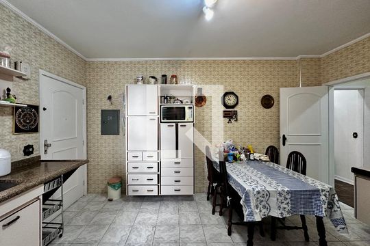 Cozinha de apartamento à venda com 3 quartos, 147m² em Santo Amaro, São Paulo