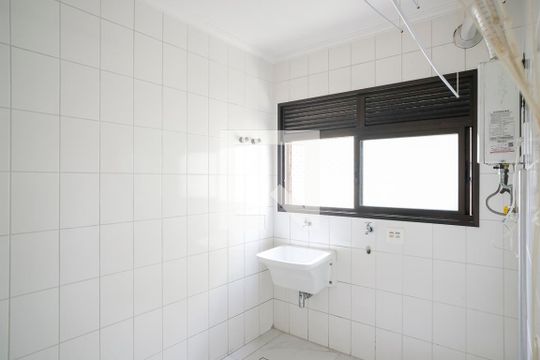 Área de serviço de apartamento à venda com 3 quartos, 130m² em Vila Caminho do Mar, São Bernardo do Campo