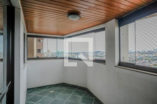 Varanda de apartamento à venda com 3 quartos, 130m² em Vila Caminho do Mar, São Bernardo do Campo