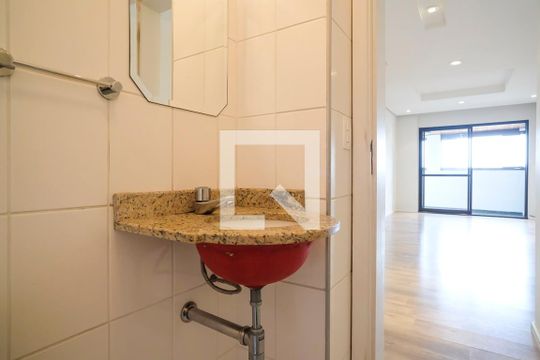 Lavabo de apartamento à venda com 3 quartos, 130m² em Vila Caminho do Mar, São Bernardo do Campo