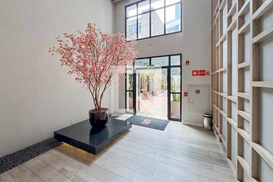 Hall social de kitnet/studio à venda com 1 quarto, 26m² em Liberdade, São Paulo