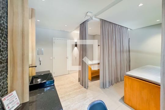 Área comum -Sala de Massagem de kitnet/studio à venda com 1 quarto, 26m² em Liberdade, São Paulo