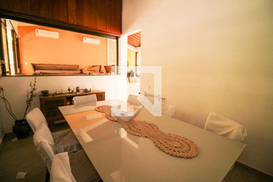 Sala de Jantar de casa de condomínio à venda com 4 quartos, 1036m² em Itanhangá, Rio de Janeiro