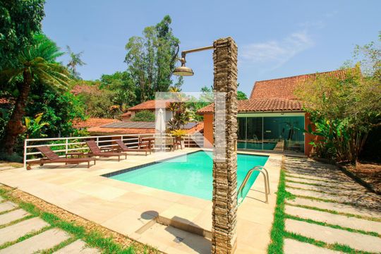 Piscina de casa de condomínio à venda com 4 quartos, 1036m² em Itanhangá, Rio de Janeiro
