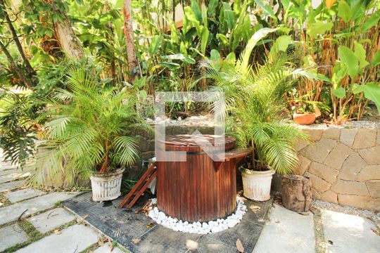Quintal - Ofuro de casa de condomínio à venda com 4 quartos, 1036m² em Itanhangá, Rio de Janeiro