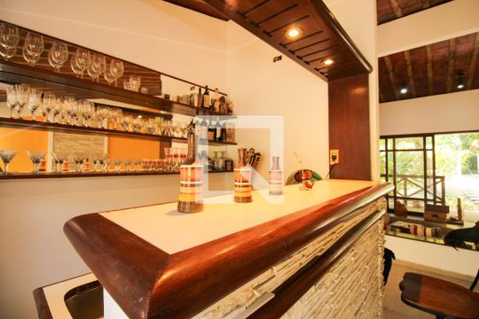 Bar - Sala de casa de condomínio à venda com 4 quartos, 1036m² em Itanhangá, Rio de Janeiro