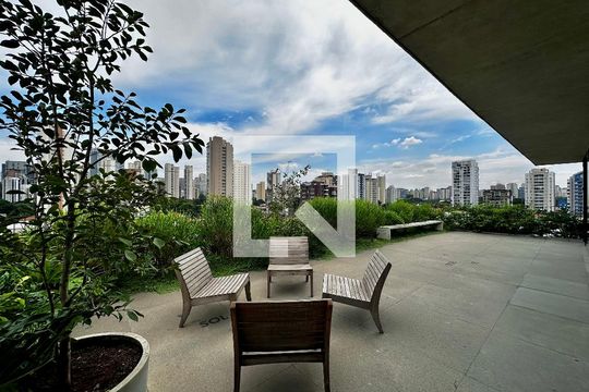 Terraço de apartamento à venda com 1 quarto, 47m² em Cidade Monções, São Paulo