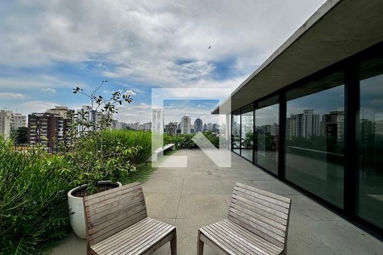 Terraço de apartamento à venda com 1 quarto, 47m² em Cidade Monções, São Paulo