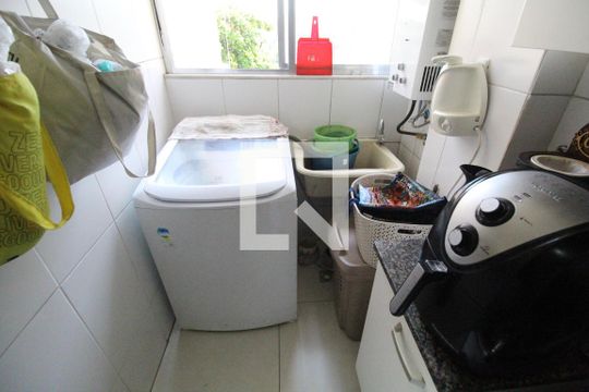 Área de Serviço de apartamento à venda com 2 quartos, 69m² em Pechincha, Rio de Janeiro