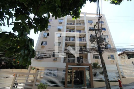 Fachada do Condomínio de apartamento à venda com 2 quartos, 69m² em Pechincha, Rio de Janeiro