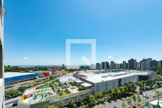 Sala Vista de apartamento à venda com 1 quarto, 76m² em Belvedere, Belo Horizonte