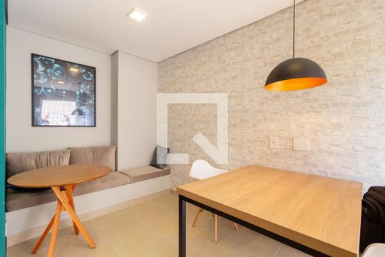 Área Comum - Coworking
 de apartamento para alugar com 1 quarto, 24m² em Brás, São Paulo