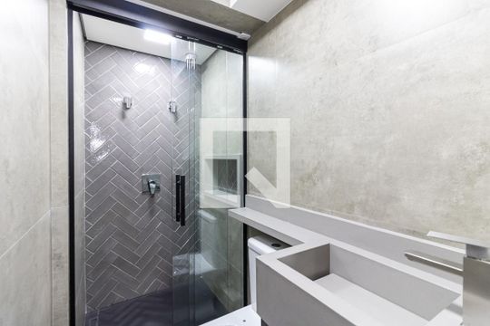 Banheiro da Suíte de apartamento para alugar com 3 quartos, 96m² em Liberdade, São Paulo