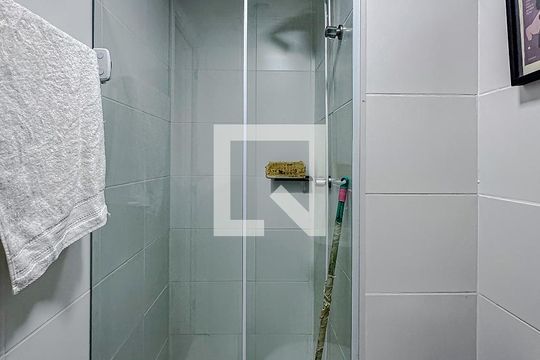 Banheiro da Suíte de apartamento para alugar com 1 quarto, 26m² em Brás, São Paulo