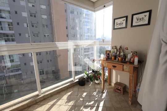 Sacada de apartamento à venda com 3 quartos, 127m² em Jardim, Santo André