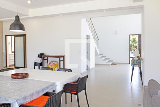 Sala de casa de condomínio para alugar com 4 quartos, 469m² em Colinas de San Diego, Vinhedo