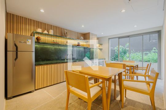 Salão de Festas de kitnet/studio à venda com 1 quarto, 30m² em Jardins, São Paulo