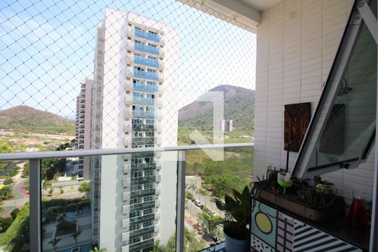 Sala - Varanda de apartamento à venda com 2 quartos, 80m² em Barra da Tijuca, Rio de Janeiro