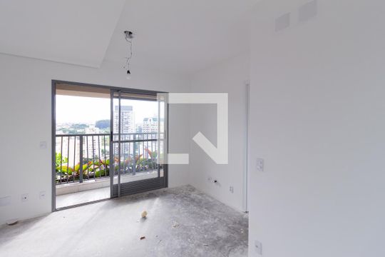 Sala e cozinha de apartamento para alugar com 1 quarto, 38m² em Bela Vista, Osasco