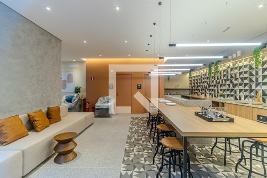 Área comum - Salão de festas de kitnet/studio para alugar com 1 quarto, 30m² em República, São Paulo