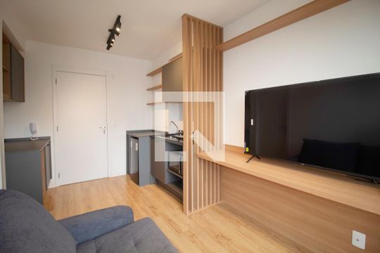 Sala de apartamento para alugar com 1 quarto, 28m² em Pinheiros, São Paulo