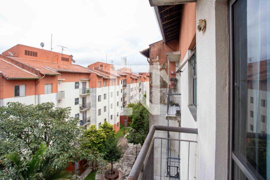 Varanda da Sala de apartamento para alugar com 2 quartos, 56m² em Casa Grande, Diadema