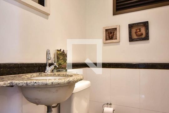 Lavabo da Sala de apartamento para alugar com 2 quartos, 109m² em Vila Andrade, São Paulo