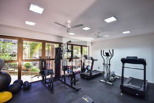 Área comum - Academia de apartamento para alugar com 2 quartos, 109m² em Vila Andrade, São Paulo
